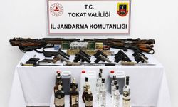 Tokat'ta silah ve kaçakçılık operasyonu: 14 gözaltı