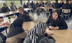 Jandarma ekipleri huzurevini ziyaret etti