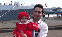 Rize'de TCG İstanbul fırkateynine yoğun ilgi
