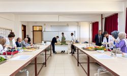Samsun'da öğretmenler sağlıklı yaşam için mutfağa girdi