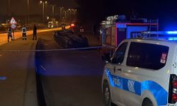 Takla atan otomobilin sürücüsü yaralandı