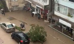 Zonguldak'ta cadde ve sokaklar göle döndü