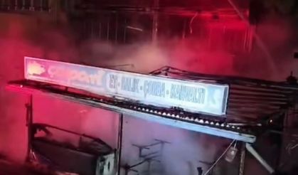 Bartın'da tatil beldesinde restoranda yangın