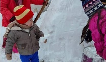 Çorum'da kar yağışı