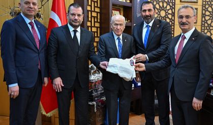 Ertuğrul Doğan'dan Bahçeli'ye ziyaret