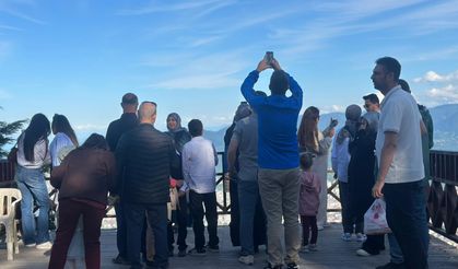 Boztepe'de bayram yoğunluğu