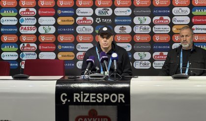 Çaykur Rizespor - Beşiktaş maçının ardından