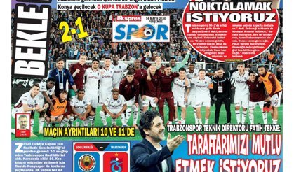 Trabzonspor üst üste üçüncü kez kupada finalde