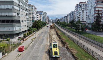 Samsun'da 3 ulaşım proje çalışmaları sürüyor