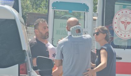 Halk otobüsü ile otomobil çarpıştı: 7 yaralı