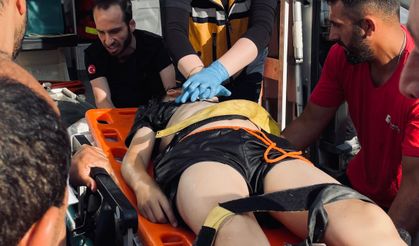 Ordu'da 12 yaşındaki Mahmut Emin, ırmakta boğulma tehlikesi geçirdi