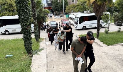 'Sokaklar Güvende' operasyonundaki 53 şüpheliden 21'i adliyede