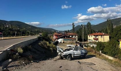 Tokat'ta iki otomobil çarpıştı: 1 ölü, 3 yaralı