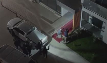 Amasya'da binaya giren yaban domuzu polis operasyonuyla etkisiz hale getirildi