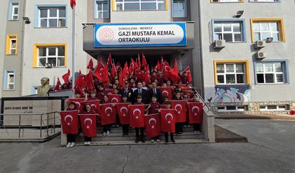 Öğrencilerin hazırladığı Çanakkale Şehitleri Köşesi törenle açıldı