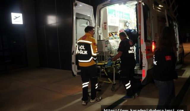 Ambulans uçak, Down Sendromlu Muhammet bebek için havalandı