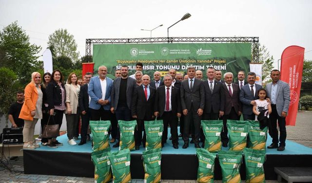 Samsun'da silajlık mısır desteği