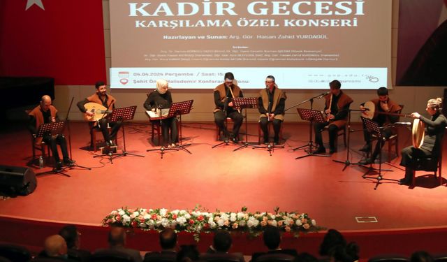 TOGÜ'de Kadir Gecesi karşılama özel konseri gerçekleştirildi