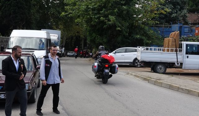 Şehitleri anmak için motosikletleriyle Trabzon'dan yola çıktılar