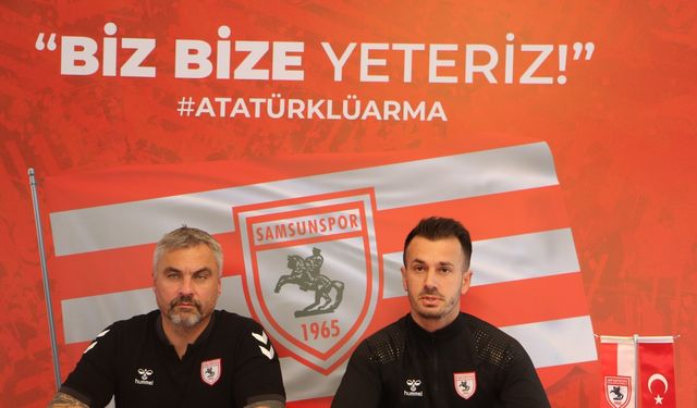 Samsunspor Teknik Direktörü Reis: Bu maçı da kazanıp yeni bir seriye başlamak istiyoruz