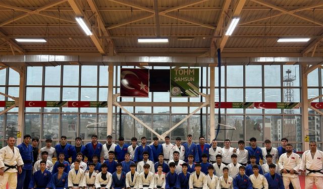 Judo Ümit Milli Takımı Samsun’da hazırlıklarını sürdürüyor