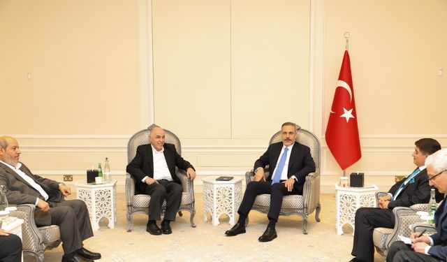 Bakan Fidan, Hamas Şura Meclisi Başkanı Derviş ve Siyasi Büro üyeleriyle bir araya geldi/ Ek fotoğraflar
