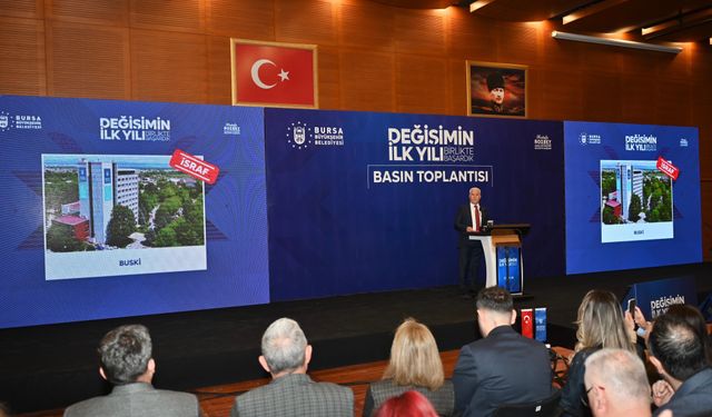 Bursa Büyükşehir Belediye Başkanı Bozbey; kamu kaynaklarını Bursalılar için kullandık