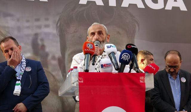 Bursa Gönüllü Kuruluşlar Platformu Filistin'e destek için yürüdü