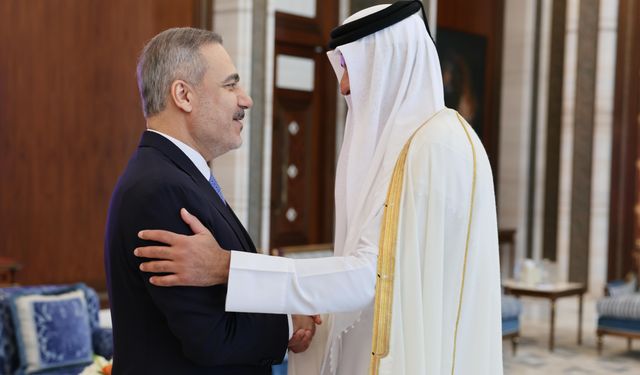 Dışişleri Bakanı Hakan Fidan, Katar Emiri Al Sani ile görüştü
