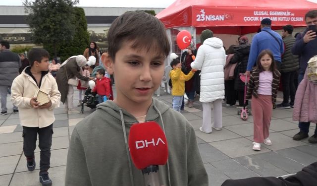 Samsun’da çocuklar doyasıya eğlendi