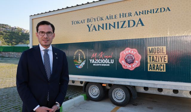 Tokat’ta mobil taziye araçları vatandaşın hizmetinde
