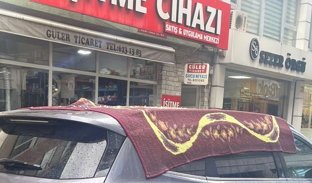 Ankara'da sağanak ve dolu etkili oldu