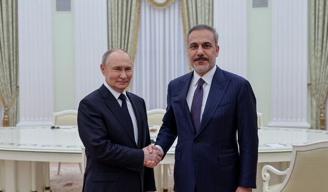 Bakan Fidan, Putin ile bir araya geldi
