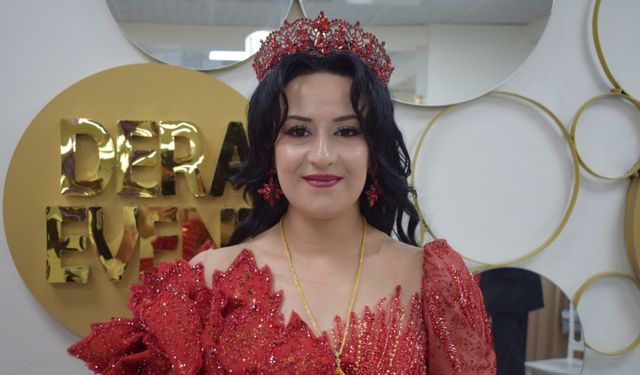 Batman’da işitme ve konuşma engelli çiftin kınasında 'sessiz çiftetelli' / Ek fotoğraflar