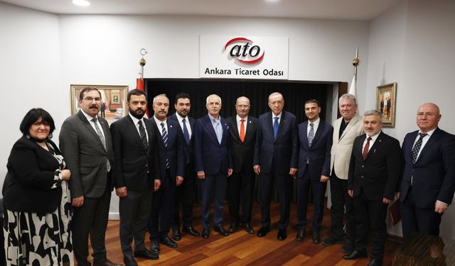 Cumhurbaşkanı Erdoğan, ATO’yu ziyaret etti