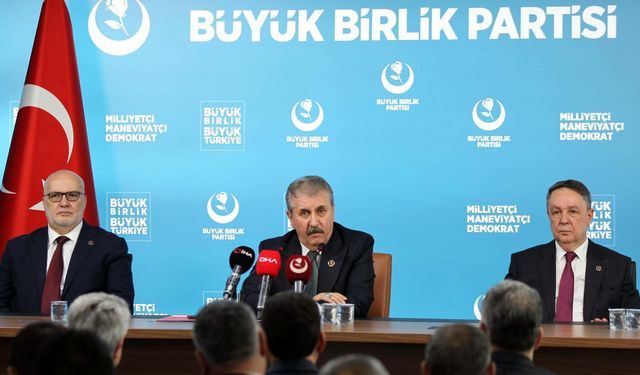 Destici: Türkiye, terör örgütü ya da terör örgütünün uzantılarıyla bir müzakere süreci içerisinde olmaz