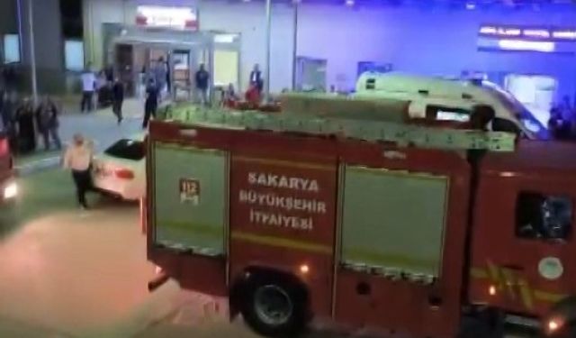 Hastanede çıkan yangın, kısa sürede söndürüldü