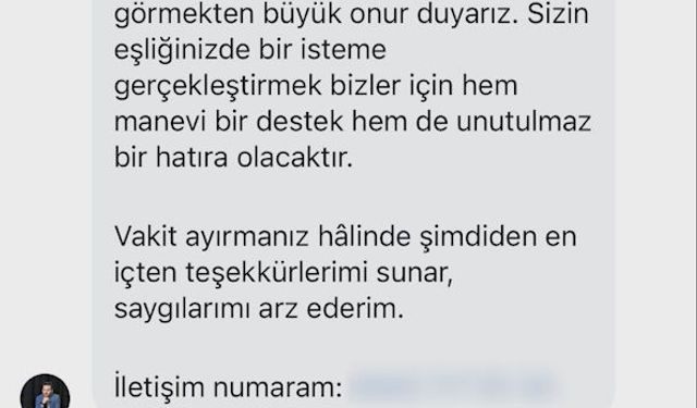 İstanbul - Bakan Göktaş, kendisini sosyal medyadan davet eden gence kız istedi