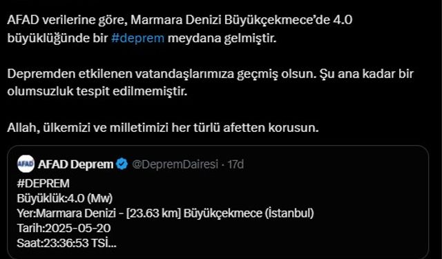 İstanbul - İstanbul'da 4.0 büyüklüğünde deprem / Ek görüntü - Ek bilgi