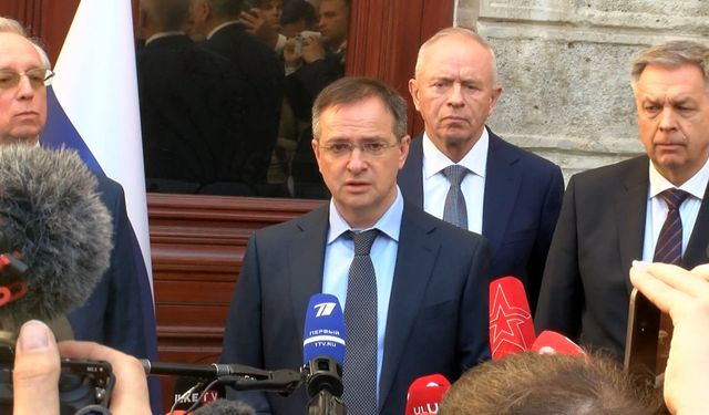 İstanbul- Medinskiy: Müzakerelere, 2022’de İstanbul'da Ukrayna tarafından bozulan barış görüşmelerinin devamı olarak bakıyoruz