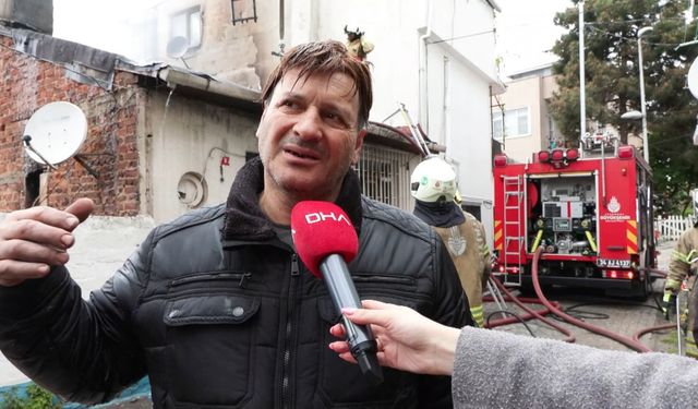 İstanbul- Ortaköy'de 2 katlı binada çıkan yangın kontrol altına alındı