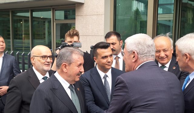 İYİ Parti lideri Dervişoğlu'ndan Destici'ye ziyaret