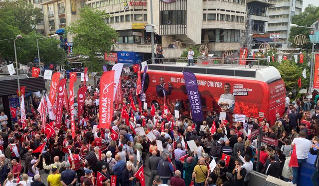 Mansur Yavaş: Adalet isteğimizi haykırmak için buradayız