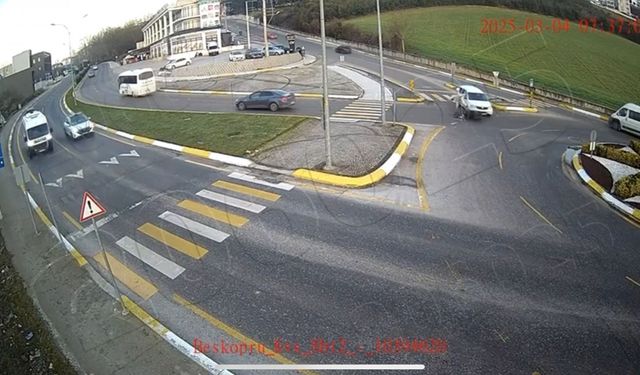Sakarya'da trafik kazaları KGYS kameralarında
