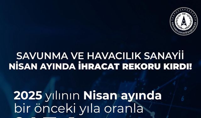 Savunma sanayinde nisan ihracatı 539 milyon dolar
