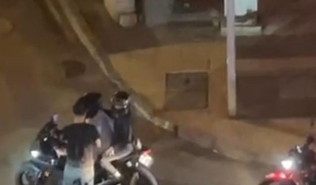 Tartıştığı motosikletlinin üzerine döner bıçağıyla yürüyen sürücü tutuklandı