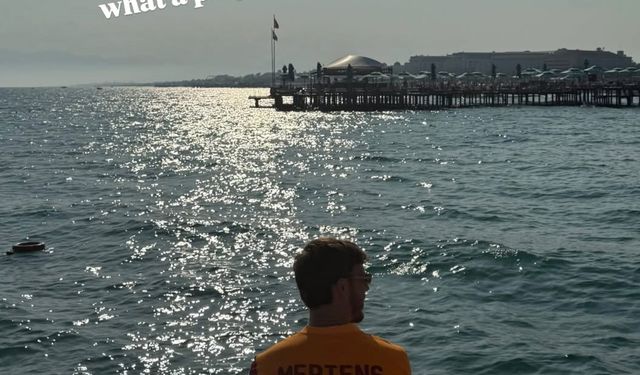 Futbolcuların tatil tercihi Belek