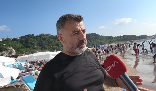 İstanbul - Şile'deki plajlarda bayram hareketliliği