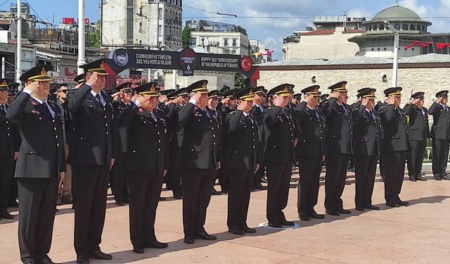 İstanbul- Taksim'de Jandarma Teşkilatının 186’ncı kuruluş yıldönümü kutlandı