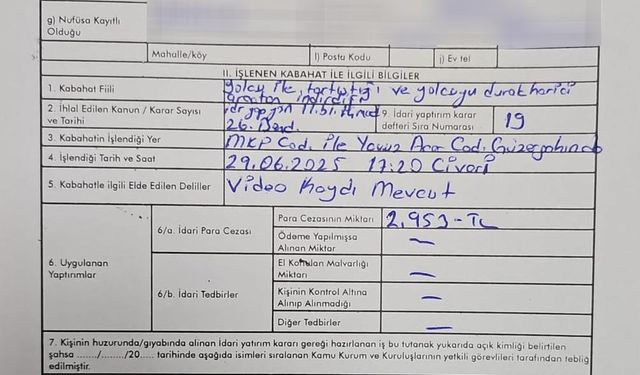 Bedensel engelli yolcuyla tartışıp durak dışında indiren halk otobüsü şoförüne ceza